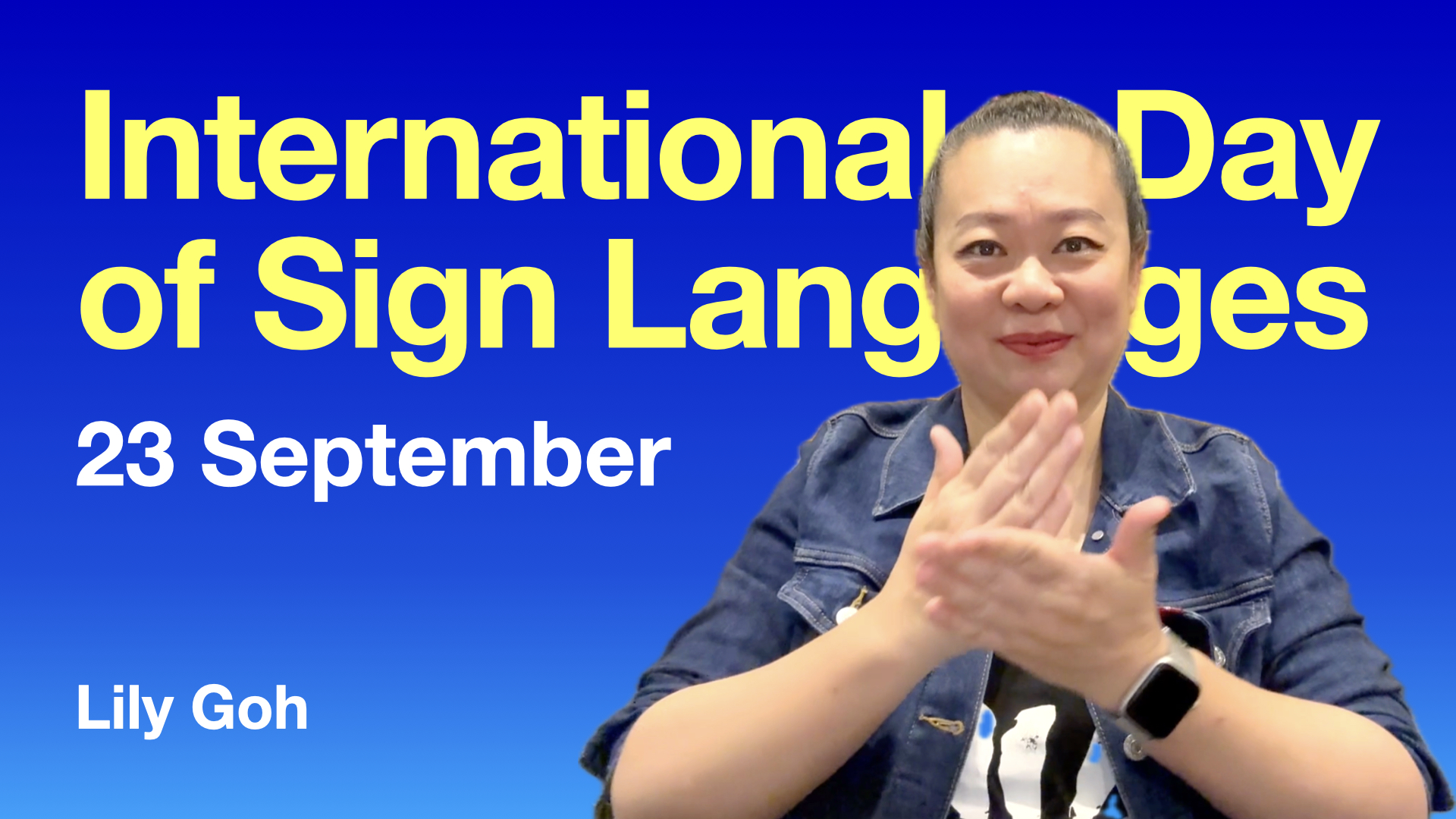 International Day of Sign Languages: Sign Up for Sign Language Rights ...